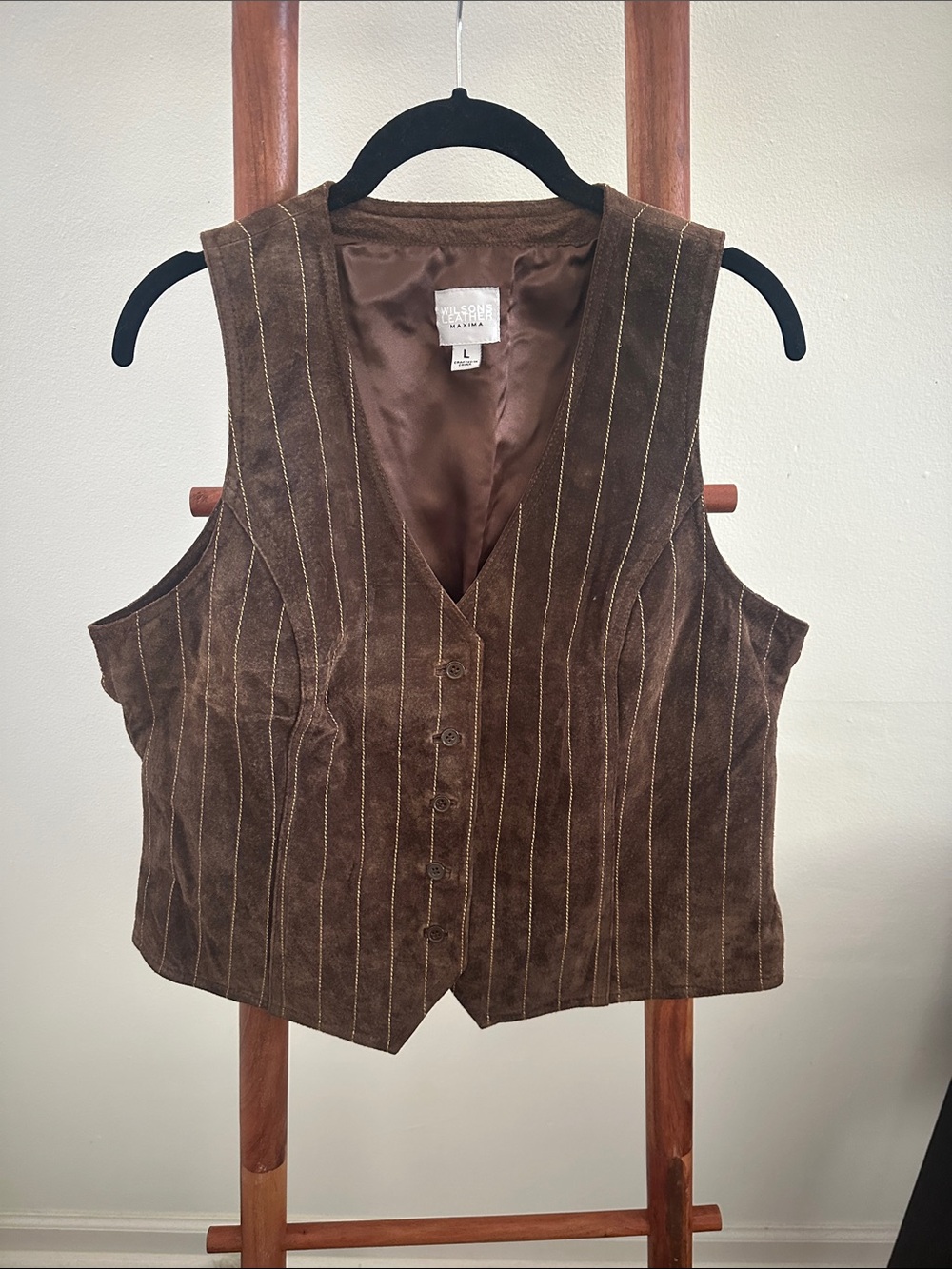 Vintage Wilsons leather vest